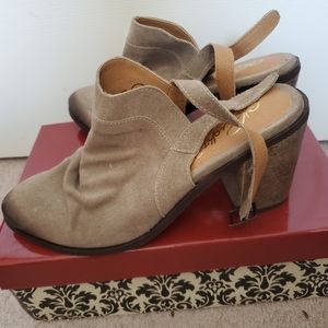 Naughty Monkey booties/mules